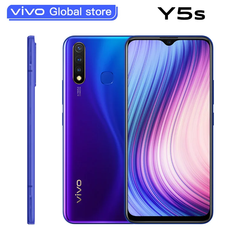 Vivo Y5s смартфон с 6 18 дюймовым дисплеем процессором Helio P65 ОЗУ ГБ ПЗУ 128 16 МП 5000