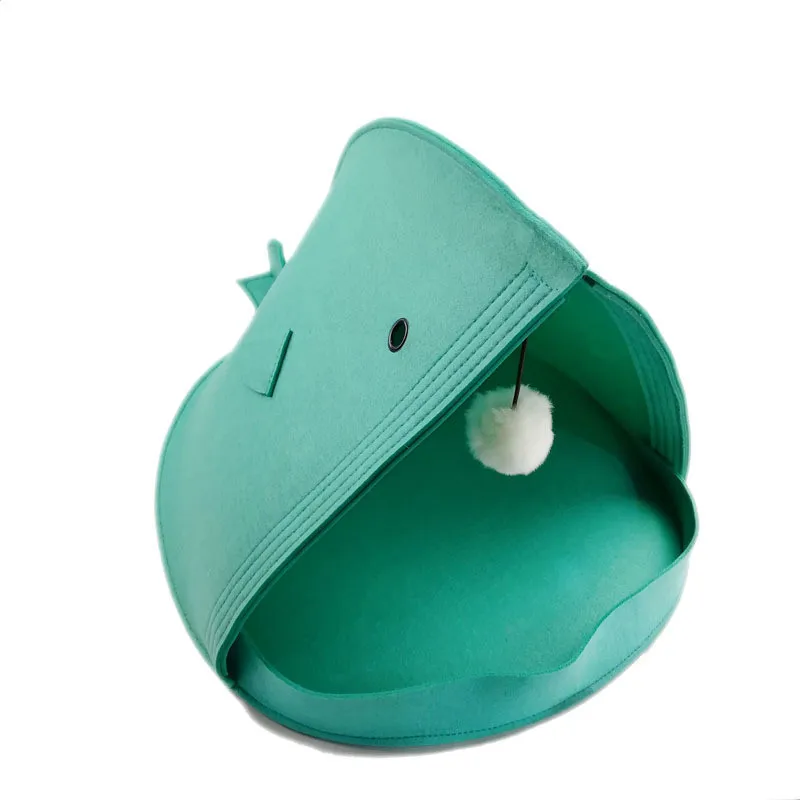 Aapet 1pc Felt Cat Nest With Ball Whale Shaped Pet Bed Kennel For Dog Puppy Doghouse Cat Bed Cave Cat Kitten House Pet Supplies
Aapet 1pc Felt Cat Nest With Ball Whale Shaped Pet Bed Kennel For Dog Puppy Doghouse Cat Bed Cave Cat Kitten House Pet Supplies