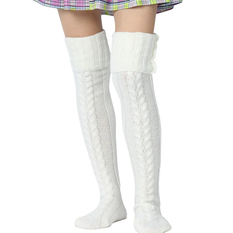 Women Autumn Winter Knitted Socks Stockings Casual Cotton Thigh High Over Knee High Socks Girls Womens Female Long Knee Sock
Women Autumn Winter Knitted Socks Stockings Casual Cotton Thigh High Over Knee High Socks Girls Womens Female Long Knee Sock
