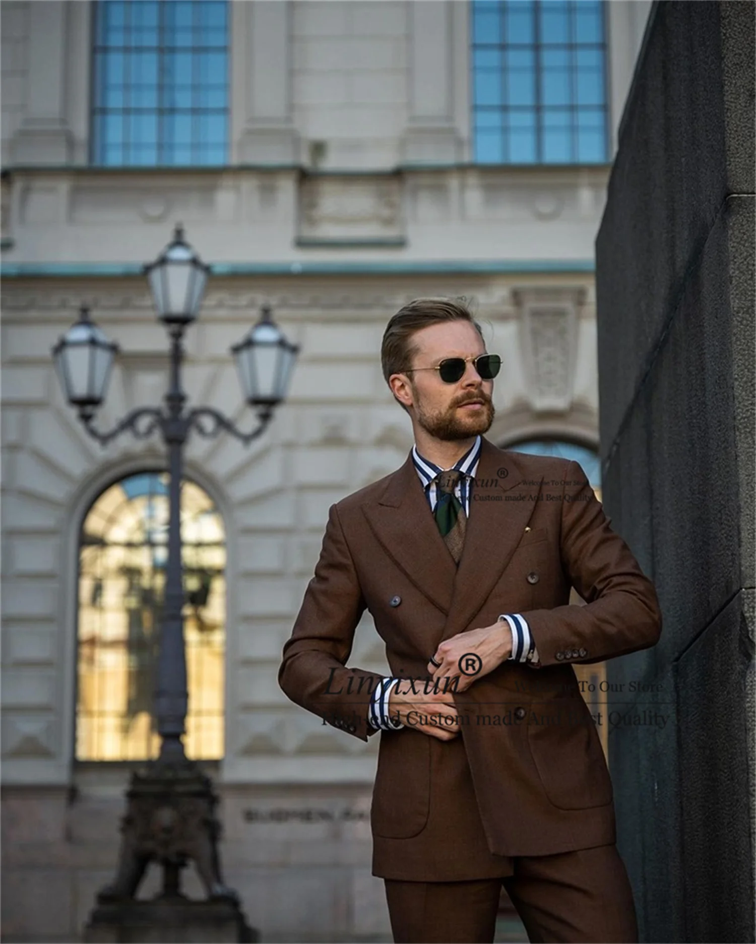 Fashion Brown Men Suits For Wedding Slim Fit Groom Prom Tuxedos 2 Pieces Set Formal Business Male Blazer Casual Costumes Homme 
Fashion Brown Men Suits For Wedding Slim Fit Groom Prom Tuxedos 2 Pieces Set Formal Business Male Blazer Casual Costumes Homme