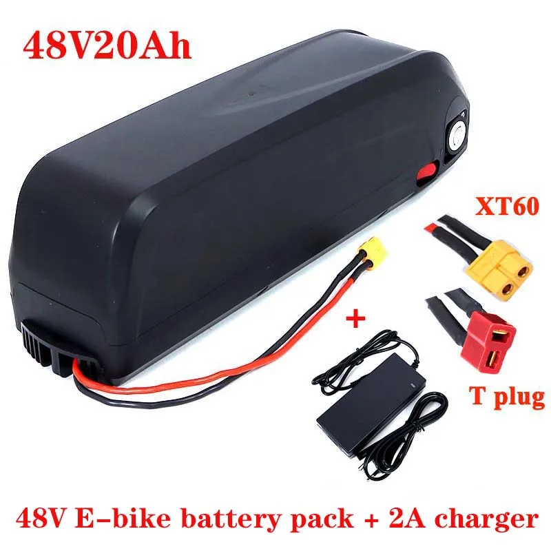 

48V 20AH 18650 Lithium Battery 30A BMS 350W 500W 750W 1000W 1500W Electric Scooter Bike U.S. and Europe Duty Free + 2A Charger