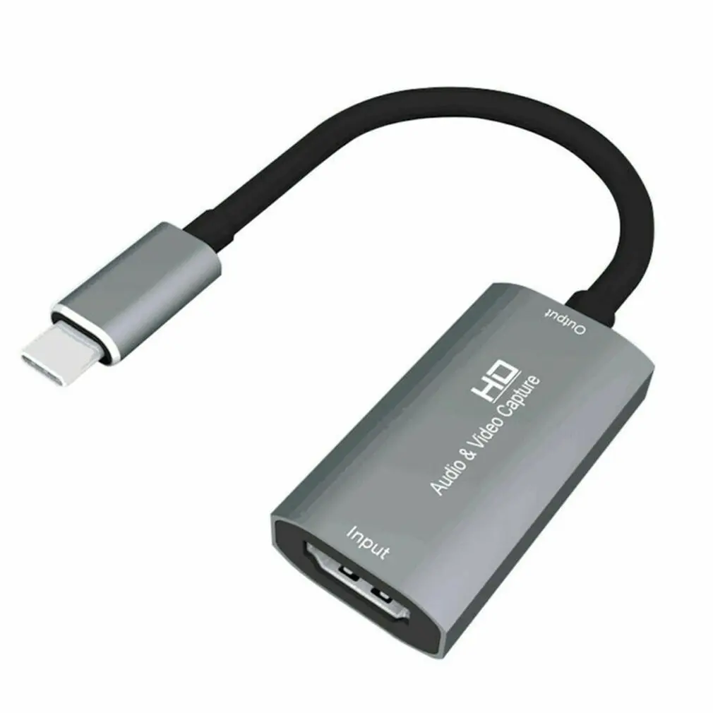 USB-C to HDMI-compatible Adapter Video Capture Card 4K Converter For PC Tablet Phone For Switch Live Streaming Broadcast Camera
USB-C to HDMI-compatible Adapter Video Capture Card 4K Converter For PC Tablet Phone For Switch Live Streaming Broadcast Camera