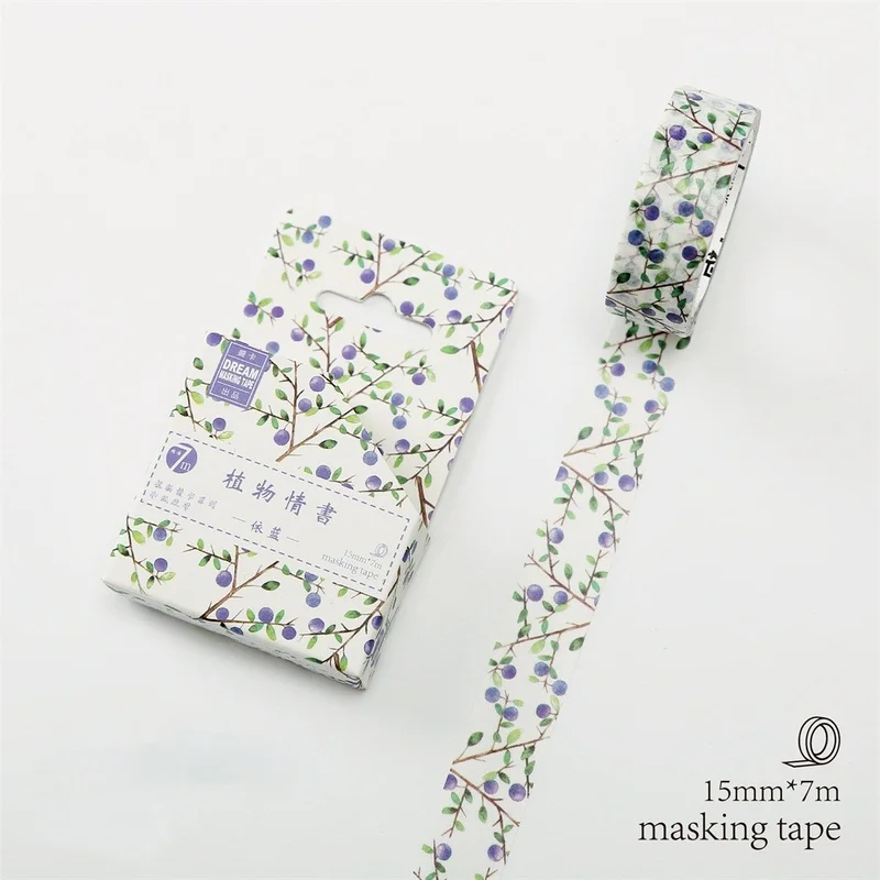 1pc Beautiful Flower Plant Washi Tape DIY Decorative Adhesive Tape Masking Tape
1pc Beautiful Flower Plant Washi Tape DIY Decorative Adhesive Tape Masking Tape