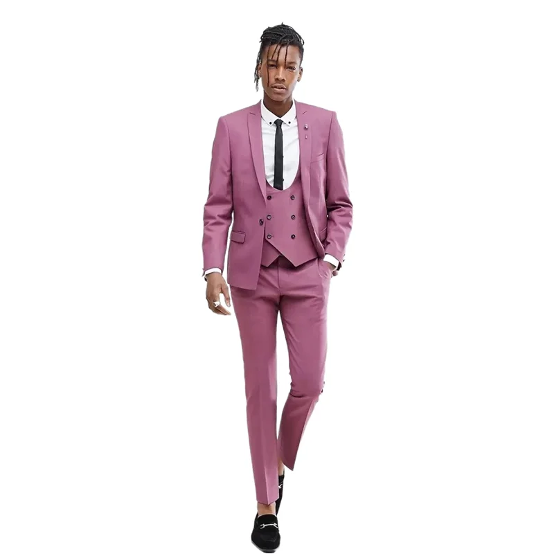 High Quality Groom Wedding Tuxedos Slim Fit 3Pcs Notched Lapel Mens Groomsmen Suits Best Man Prom Party Blazer(Jacket+Vest+Pants
High Quality Groom Wedding Tuxedos Slim Fit 3Pcs Notched Lapel Mens Groomsmen Suits Best Man Prom Party Blazer(Jacket+Vest+Pants