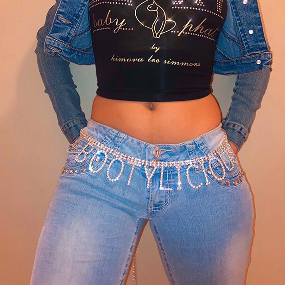 fashion ins sexy waist the role of female personality in English letters set auger pendant female waist chain
fashion ins sexy waist the role of female personality in English letters set auger pendant female waist chain