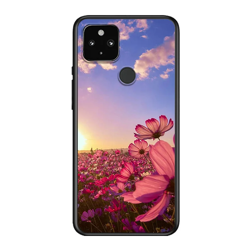 Natural flower Soft TPU Silicone Black Cover For Google Pixel 5 4A 5G 4 XL Phone Case
Natural flower Soft TPU Silicone Black Cover For Google Pixel 5 4A 5G 4 XL Phone Case