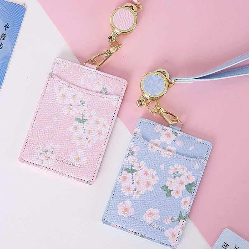 Cute Flowers PU Leather Bus ID Credit Card Holder Case Portable Badge Retractable Neck Strap Lanyard for Office Work New
Cute Flowers PU Leather Bus ID Credit Card Holder Case Portable Badge Retractable Neck Strap Lanyard for Office Work New