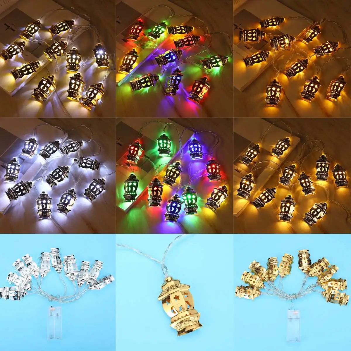1.65m 10LEDs Ramadan Decoration LED Lights String Islam Lights Eid Mubarak Ornament Muslim Islamic Home Decor Party Supplies
1.65m 10LEDs Ramadan Decoration LED Lights String Islam Lights Eid Mubarak Ornament Muslim Islamic Home Decor Party Supplies