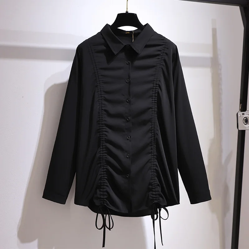 Рубашка женская Плиссированная, однотонная, на завязках, 150 кг, размера плюс, 2x L-6XL, 2021
Рубашка женская Плиссированная, однотонная, на завязках, 150 кг, размера плюс, 2x L-6XL, 2021