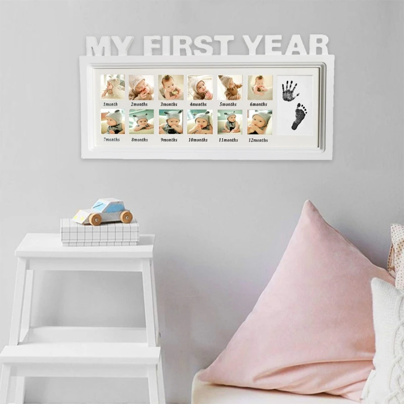 Creative DIY 0-12 Month Baby Wall Hanging Pictures Display Stand Souvenirs Keepsake Handprint Footprint Photo Frame Kids Growin
Creative DIY 0-12 Month Baby Wall Hanging Pictures Display Stand Souvenirs Keepsake Handprint Footprint Photo Frame Kids Growin