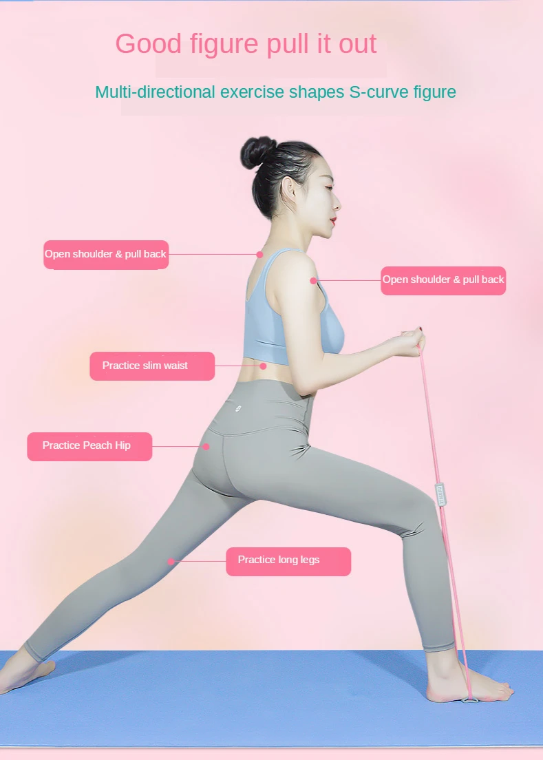 Fitness Resistance Bands 8-Shaped Pull Rope 5 Strengths for Yoga Chest Muscle Home Exercise
Fitness Resistance Bands 8-Shaped Pull Rope 5 Strengths for Yoga Chest Muscle Home Exercise