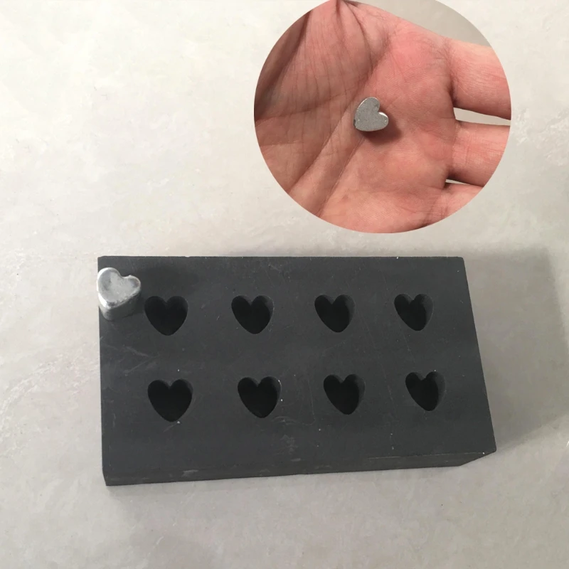 DIY Silver Gold Heart Mold Graphite Crucible Mold Melting Casting Refining Tool R7RF
DIY Silver Gold Heart Mold Graphite Crucible Mold Melting Casting Refining Tool R7RF