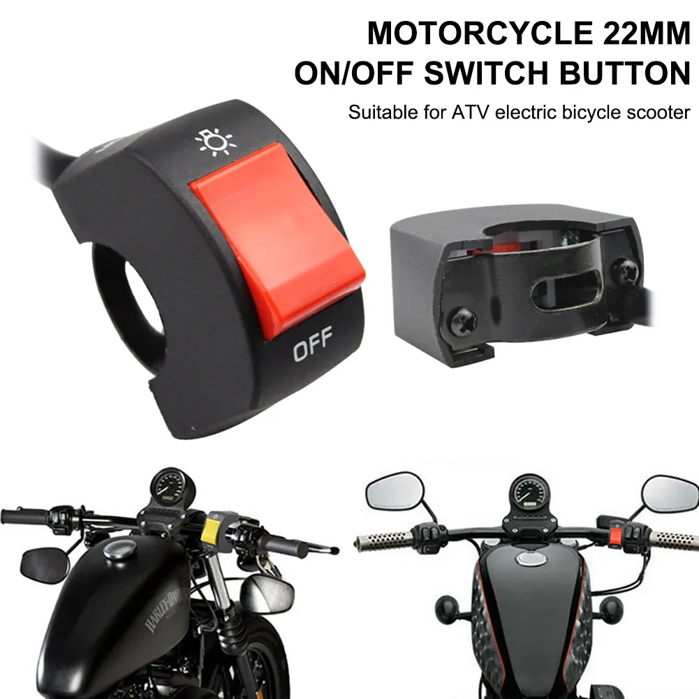 22mm ON/OFF Motorcycle Handlebar Switch Push Button 12V Button Connector Switch For ATV Electronic Bike Scooter Motorbike
22mm ON/OFF Motorcycle Handlebar Switch Push Button 12V Button Connector Switch For ATV Electronic Bike Scooter Motorbike