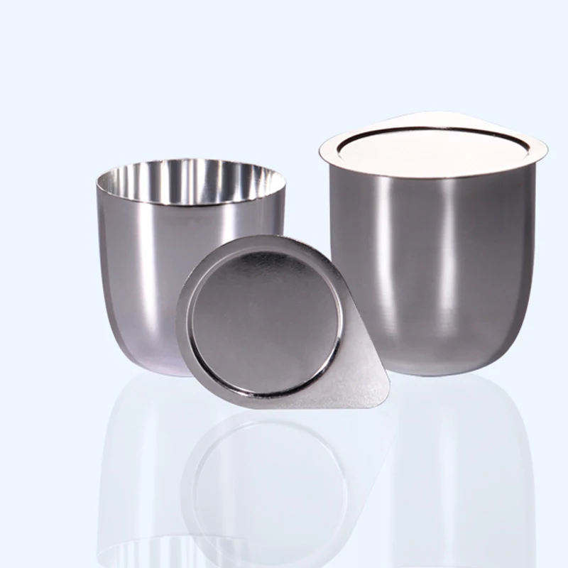 1pcs 30ml silver crucible with cover, experimental supplies, silver crucible with 99.99% silver content
1pcs 30ml silver crucible with cover, experimental supplies, silver crucible with 99.99% silver content