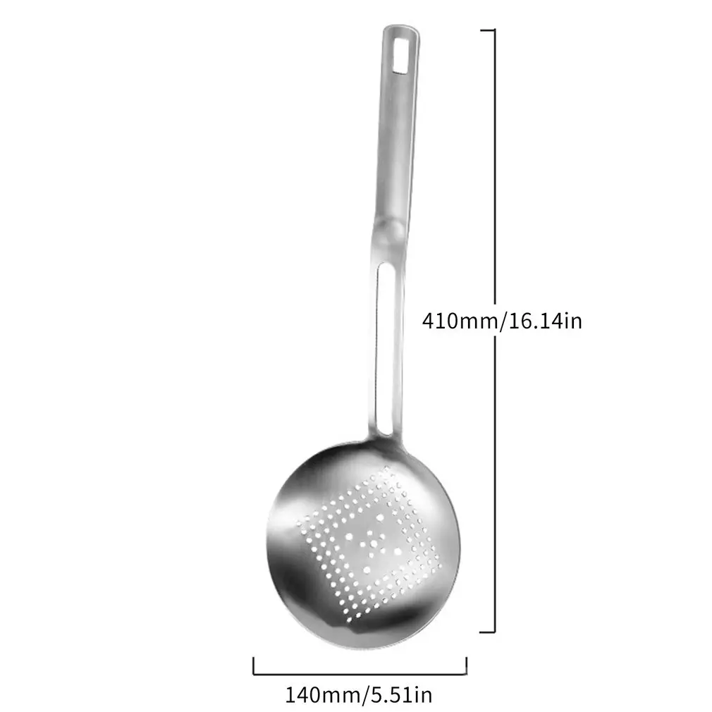 Skimmer Slotted Spoon Heavy Duty 304 Stainless Steel Slotted Spoon With Vacuum Ergonomic Handle Strainer Ladle For Kitchen 
Skimmer Slotted Spoon Heavy Duty 304 Stainless Steel Slotted Spoon With Vacuum Ergonomic Handle Strainer Ladle For Kitchen