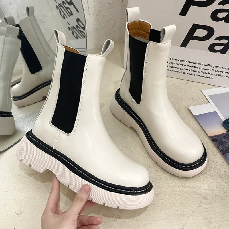 Женские ботинки 2021, модные Универсальные осенне-зимние ботинки на платформе, женские повседневные ботинки челси без шнуровки, комфортная т...
Женские ботинки 2021, модные Универсальные осенне-зимние ботинки на платформе, женские повседневные ботинки челси без шнуровки, комфортная т...