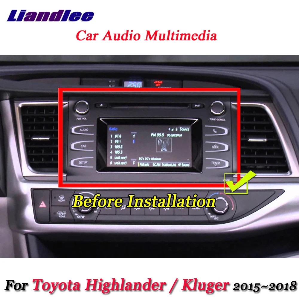 Liandlee Car Android System For Toyota Highlander / Kluger 2015~2018 Stereo Radio BT GPS Map Navi Navigation Multimedia No DVD
Liandlee Car Android System For Toyota Highlander / Kluger 2015~2018 Stereo Radio BT GPS Map Navi Navigation Multimedia No DVD