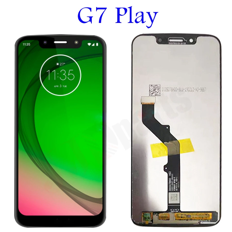Оригинальный дисплей для moto g7 plus ЖК G7 Play сенсорный экран дигитайзер в сборе power