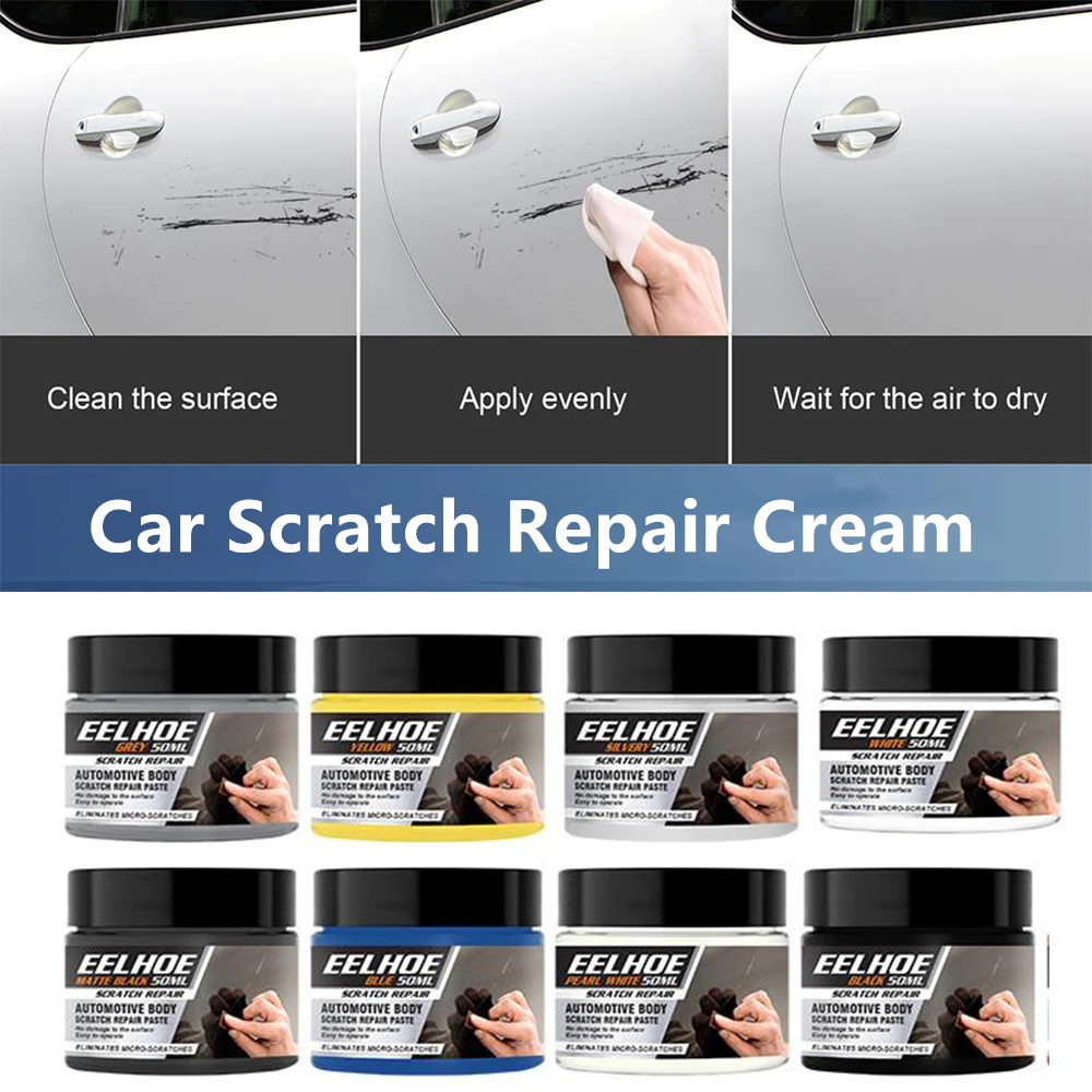 Car Care Kit 50ml Car Scratch Repair Cream Paint Car Cleaning Retreading Scratch Removal Polishing Paste Auto Maintenance Tool
Car Care Kit 50ml Car Scratch Repair Cream Paint Car Cleaning Retreading Scratch Removal Polishing Paste Auto Maintenance Tool