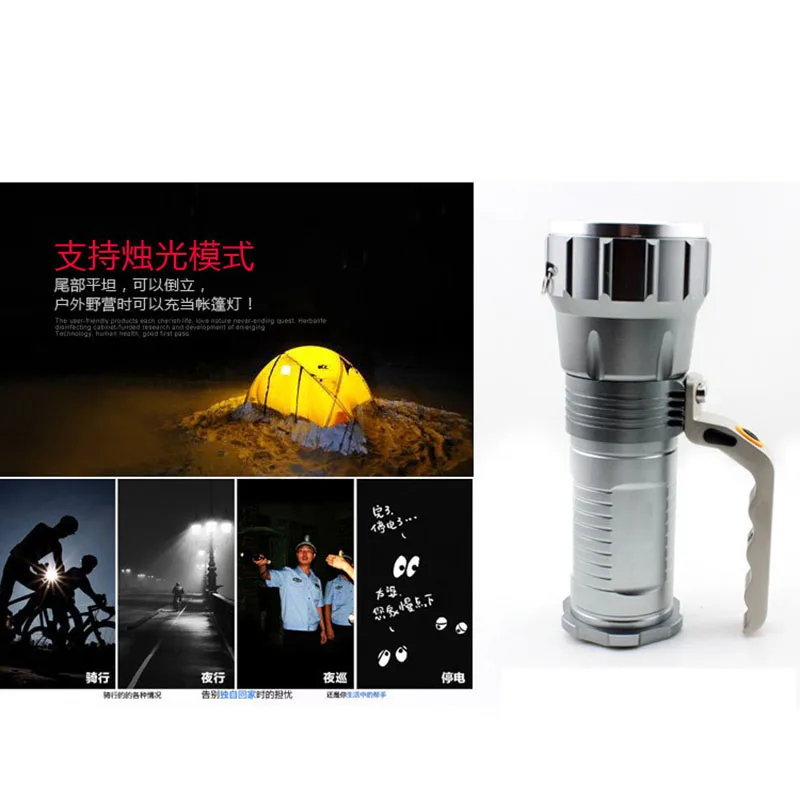 Long Range Searchlight Led Flashlight T6 Rechargeable Powerful hand Flash Search Light Torch work lamp 18650 Battery Charger
Long Range Searchlight Led Flashlight T6 Rechargeable Powerful hand Flash Search Light Torch work lamp 18650 Battery Charger