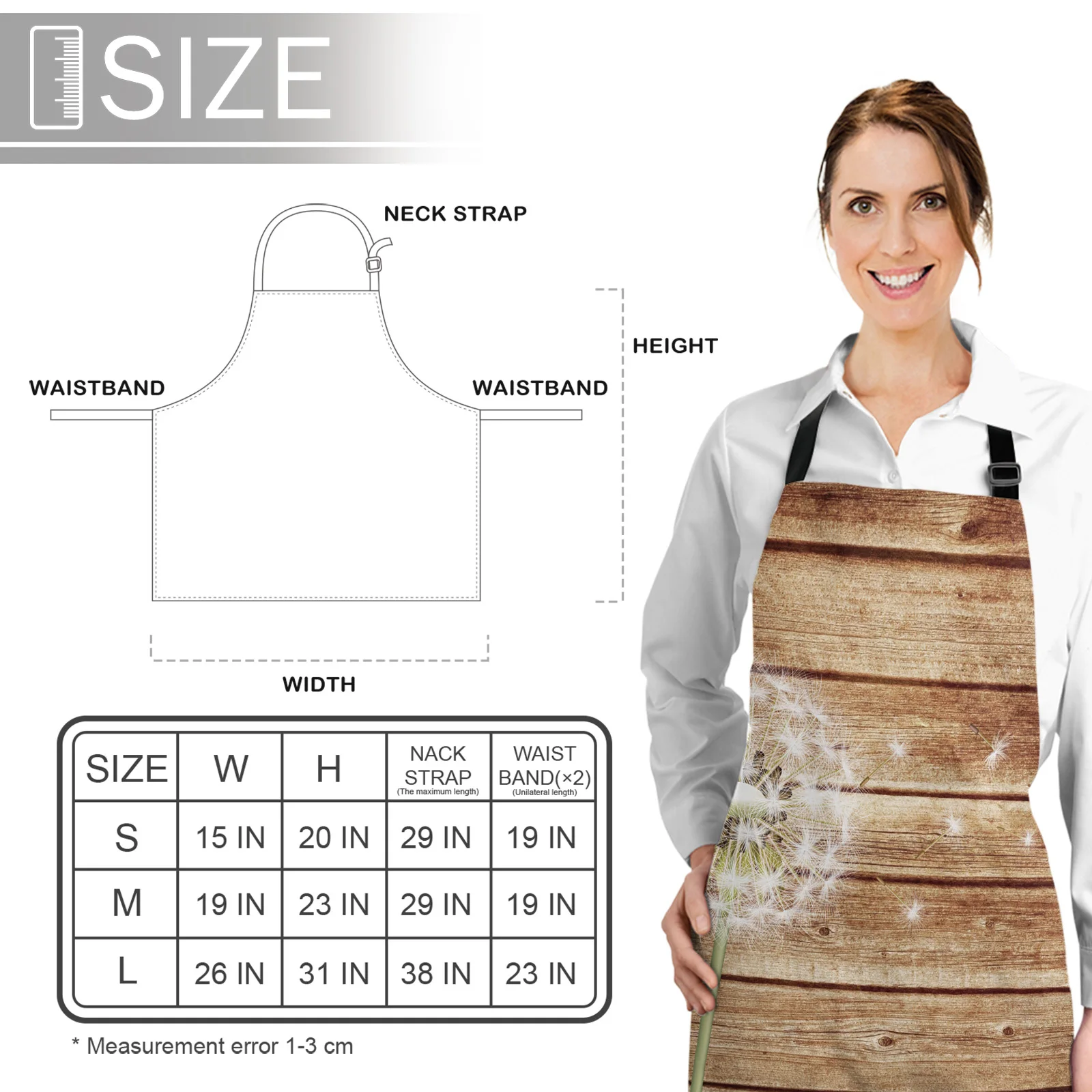 Dandelion On The Wooden Board Printed Kitchen Cooking Baking Aprons Canvas Sleeveless For Women Man Kids Home Delantal Cocina
Dandelion On The Wooden Board Printed Kitchen Cooking Baking Aprons Canvas Sleeveless For Women Man Kids Home Delantal Cocina