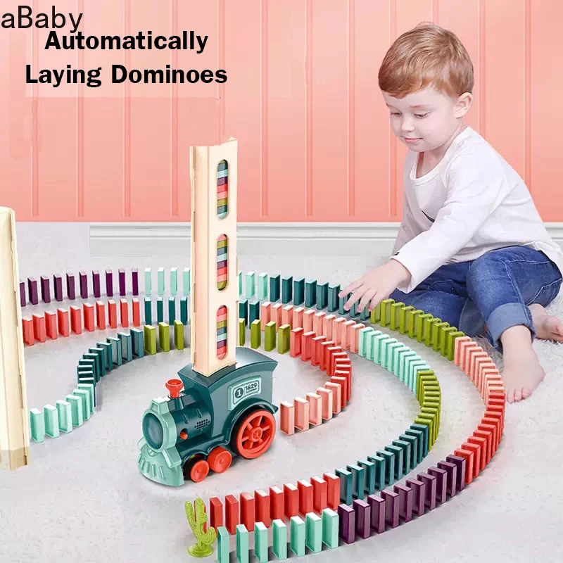 Kids Electric Domino Train Car Set Sound & Light Automatic Laying Dominoes Brick Blocks Game Educational DIY Toy Gift
Kids Electric Domino Train Car Set Sound & Light Automatic Laying Dominoes Brick Blocks Game Educational DIY Toy Gift