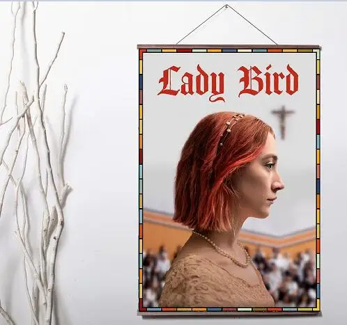 Lot style Choose Lady Bird Movie Art Canvas print poster decoration painting with solid wood hanging scroll
Lot style Choose Lady Bird Movie Art Canvas print poster decoration painting with solid wood hanging scroll