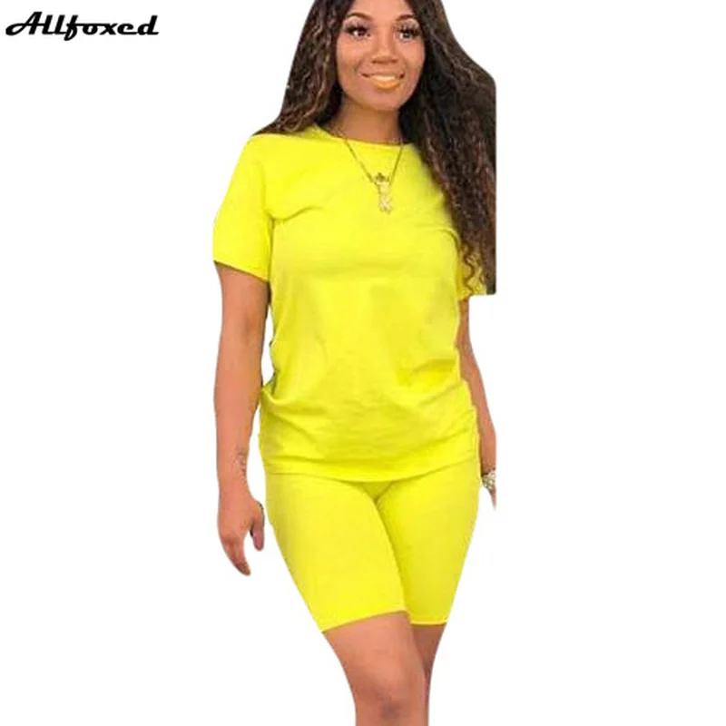 Allfoxed, Женский костюм большого размера, простые шорты и свитшот, летние комплекты для девочек, Байкерский костюм большого размера с шортами и... 
Allfoxed, Женский костюм большого размера, простые шорты и свитшот, летние комплекты для девочек, Байкерский костюм большого размера с шортами и...