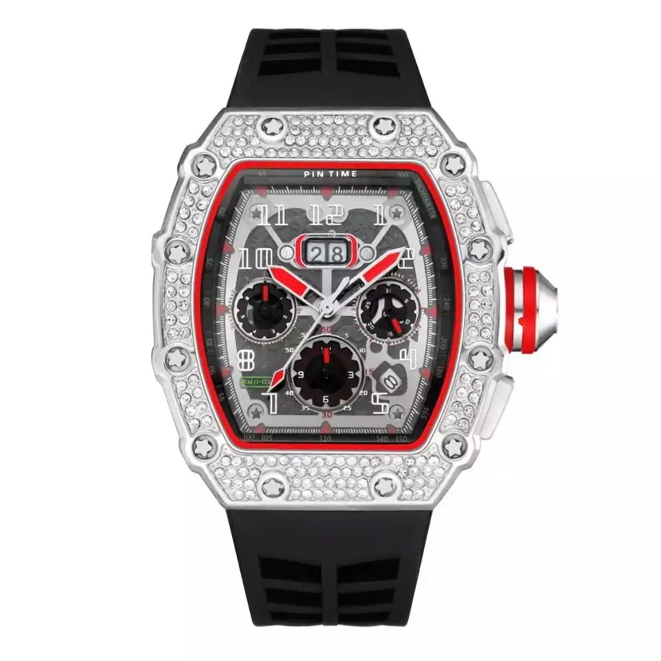 Sports Watch For Men Diamond Calendar Top Brand Luxury Male WristWatch Rubber Strap Business Dress Creative Retro Military Clock
Sports Watch For Men Diamond Calendar Top Brand Luxury Male WristWatch Rubber Strap Business Dress Creative Retro Military Clock