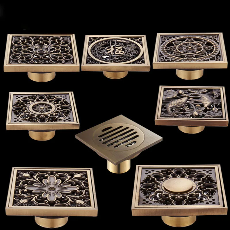 Copper Brass Floor Drains Flower Art Carved Toilet Drain Cover Invisible Anti-odor Drain Straine Shower Drain Tub Drain Stopper
Copper Brass Floor Drains Flower Art Carved Toilet Drain Cover Invisible Anti-odor Drain Straine Shower Drain Tub Drain Stopper