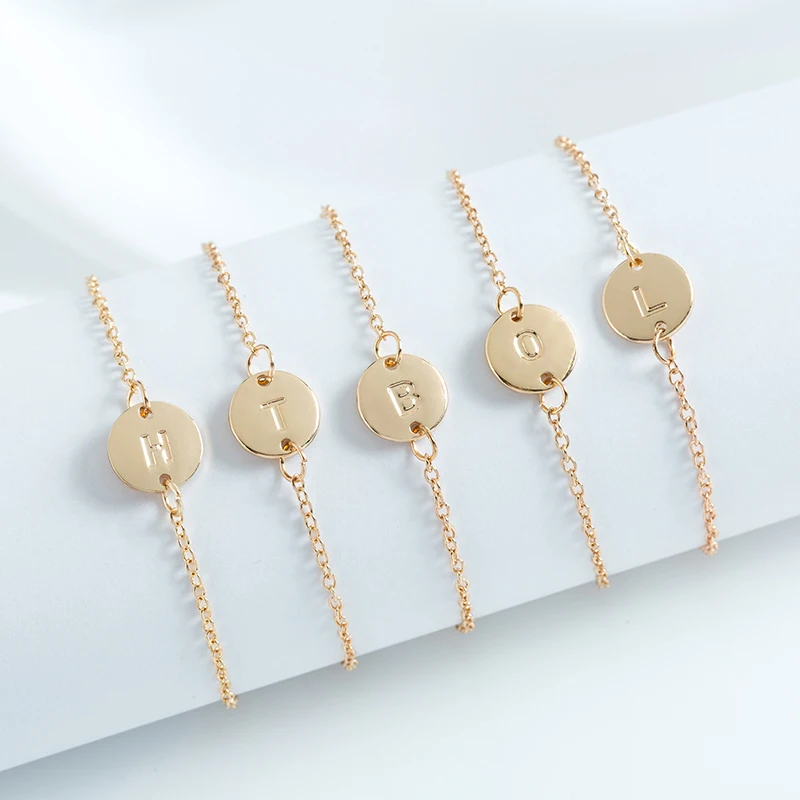 2019 Fashion rose gold Silver color 26 letter Bracelet women girl simple Adjustable Name charm bracelet Bangle Handmade Jewelry
2019 Fashion rose gold Silver color 26 letter Bracelet women girl simple Adjustable Name charm bracelet Bangle Handmade Jewelry