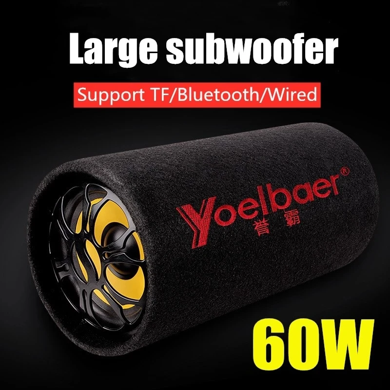 Car Subwoofer Card Bluetooth Speaker Box 60W High Power Wired Soundbar Home Theater Shock Bass Column Computer Soundbox AUX TF 
Car Subwoofer Card Bluetooth Speaker Box 60W High Power Wired Soundbar Home Theater Shock Bass Column Computer Soundbox AUX TF