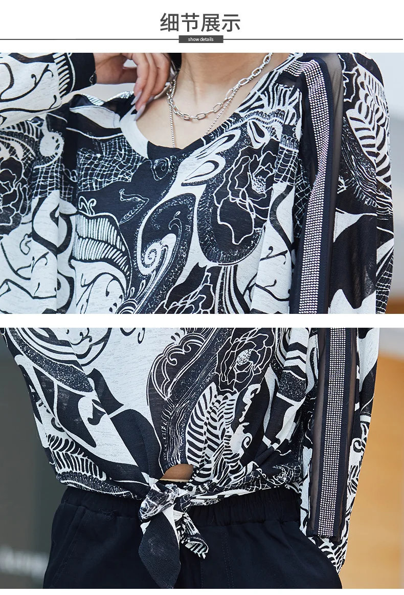 Vefadisa Irregular Diamonds Women T-shirt 2021 Spring Summer Long Sleeve Pullover Top Plus Size Rhinestone T-shirt QYF5023
Vefadisa Irregular Diamonds Women T-shirt 2021 Spring Summer Long Sleeve Pullover Top Plus Size Rhinestone T-shirt QYF5023