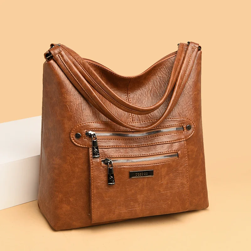 Luxury Designer Women Shoulder Bag 2021 New Vintage Tote Bags for Ladies Famous Brand Handbag Female Big Soft Leather Hobos Bag
Luxury Designer Women Shoulder Bag 2021 New Vintage Tote Bags for Ladies Famous Brand Handbag Female Big Soft Leather Hobos Bag