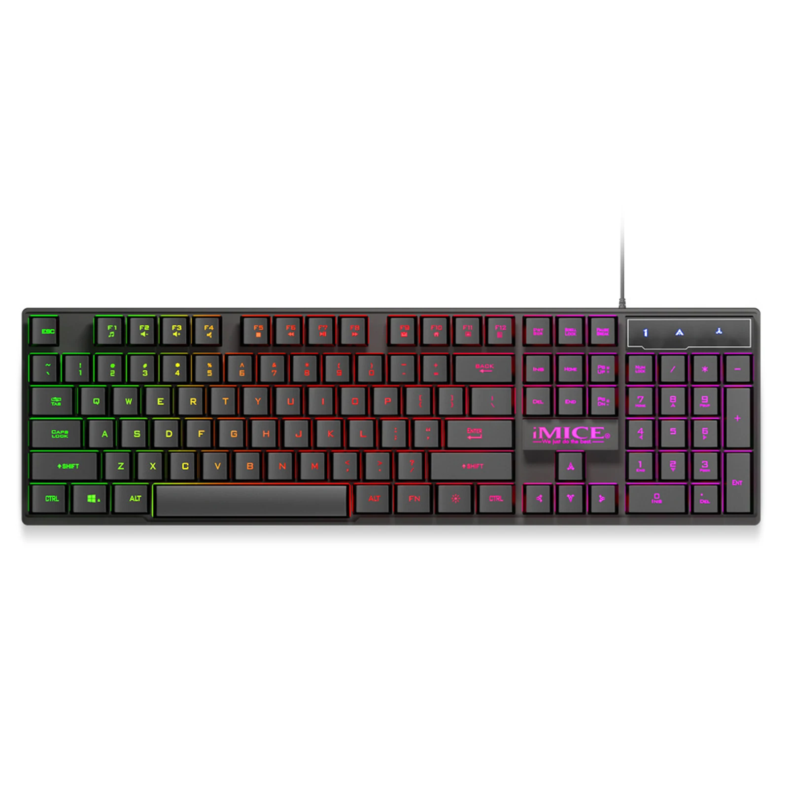 AK-600 New USB Wired Game Keyboard Luminous Floating Keycap 104-key Backlit Accurate Gaming Keyboard Dropshipping Wholesale
AK-600 New USB Wired Game Keyboard Luminous Floating Keycap 104-key Backlit Accurate Gaming Keyboard Dropshipping Wholesale