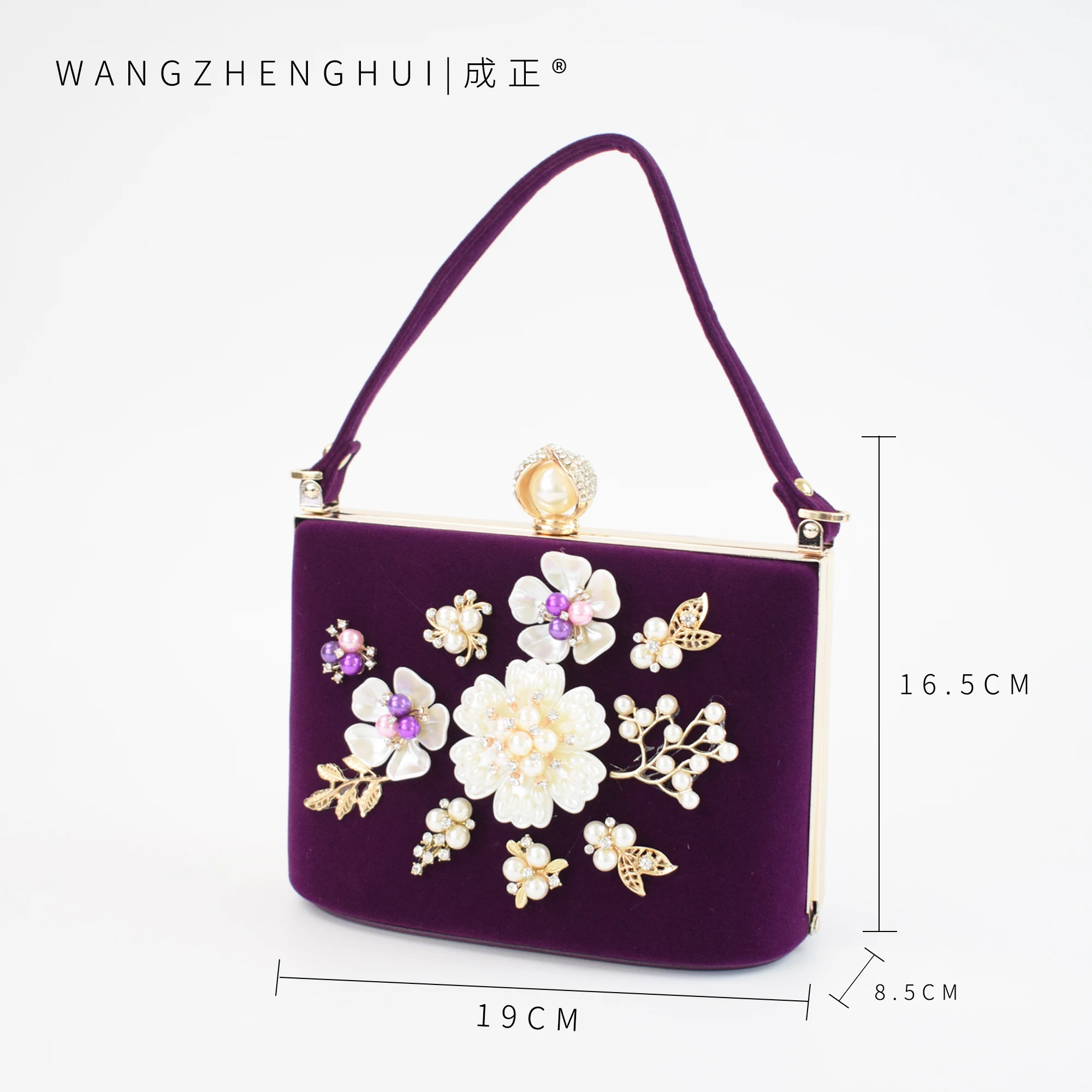 2020Lady's Evening bag Trend Retro Handbag Flower Wedding purple Party Bag Leisure Bags
2020Lady's Evening bag Trend Retro Handbag Flower Wedding purple Party Bag Leisure Bags