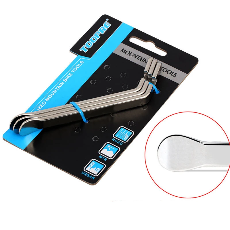 3PCS Quality Bicycle Tyre Lever Tube Repair Service Carbon Steel Heat Treatment Chrome Plating Tire Opener Crow Bar Pry Bar
3PCS Quality Bicycle Tyre Lever Tube Repair Service Carbon Steel Heat Treatment Chrome Plating Tire Opener Crow Bar Pry Bar