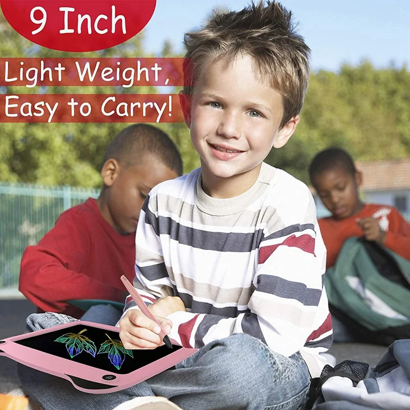 Colorful LCD Writing Tablet for Kids Toys,9 Inch Drawing and Writing Board with Lock Erase Button(Pink)
Colorful LCD Writing Tablet for Kids Toys,9 Inch Drawing and Writing Board with Lock Erase Button(Pink)