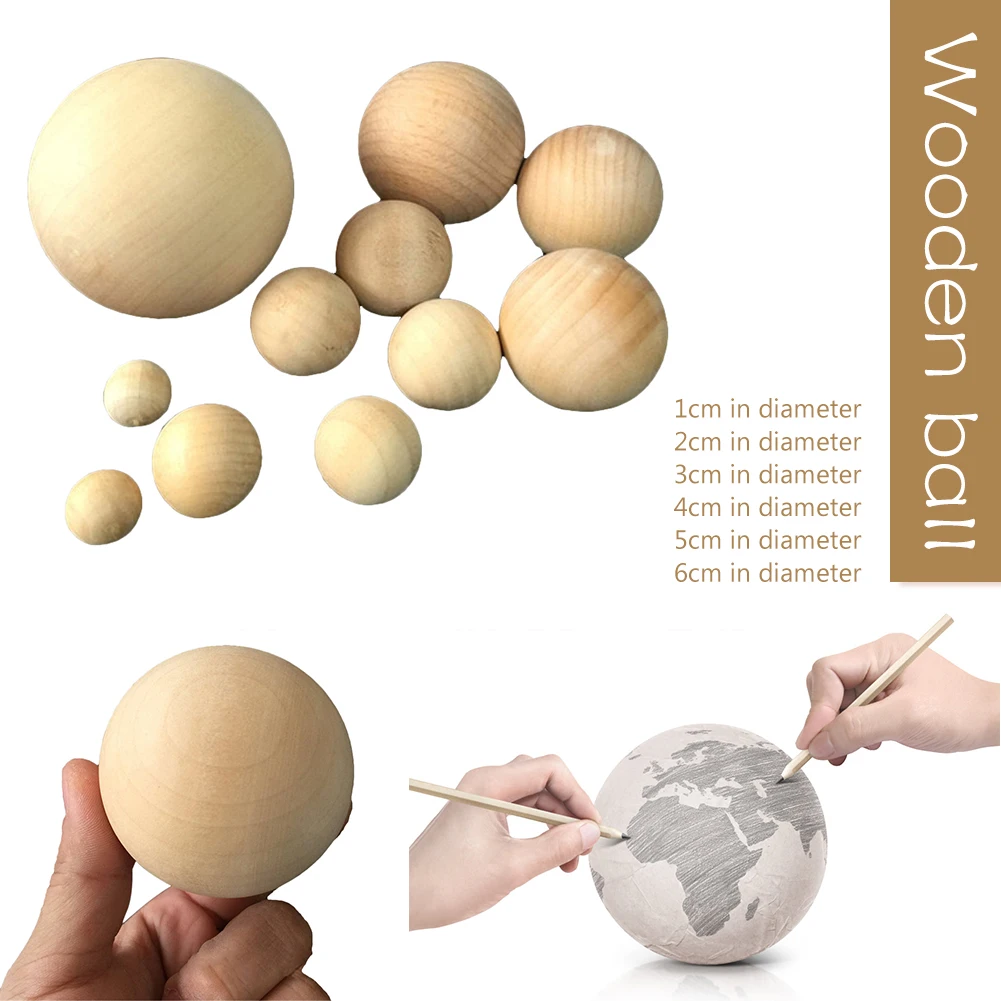 DIY Earth Painting Solid Wooden Round Ball Manual DIY Accessories Wooden Colorful Big Painted Ball Decoration
DIY Earth Painting Solid Wooden Round Ball Manual DIY Accessories Wooden Colorful Big Painted Ball Decoration