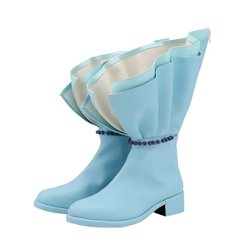 Mermaid Melody Cosplay Shoes Hanon Hosho Middle heel Leather High boots Custom shoes
Mermaid Melody Cosplay Shoes Hanon Hosho Middle heel Leather High boots Custom shoes