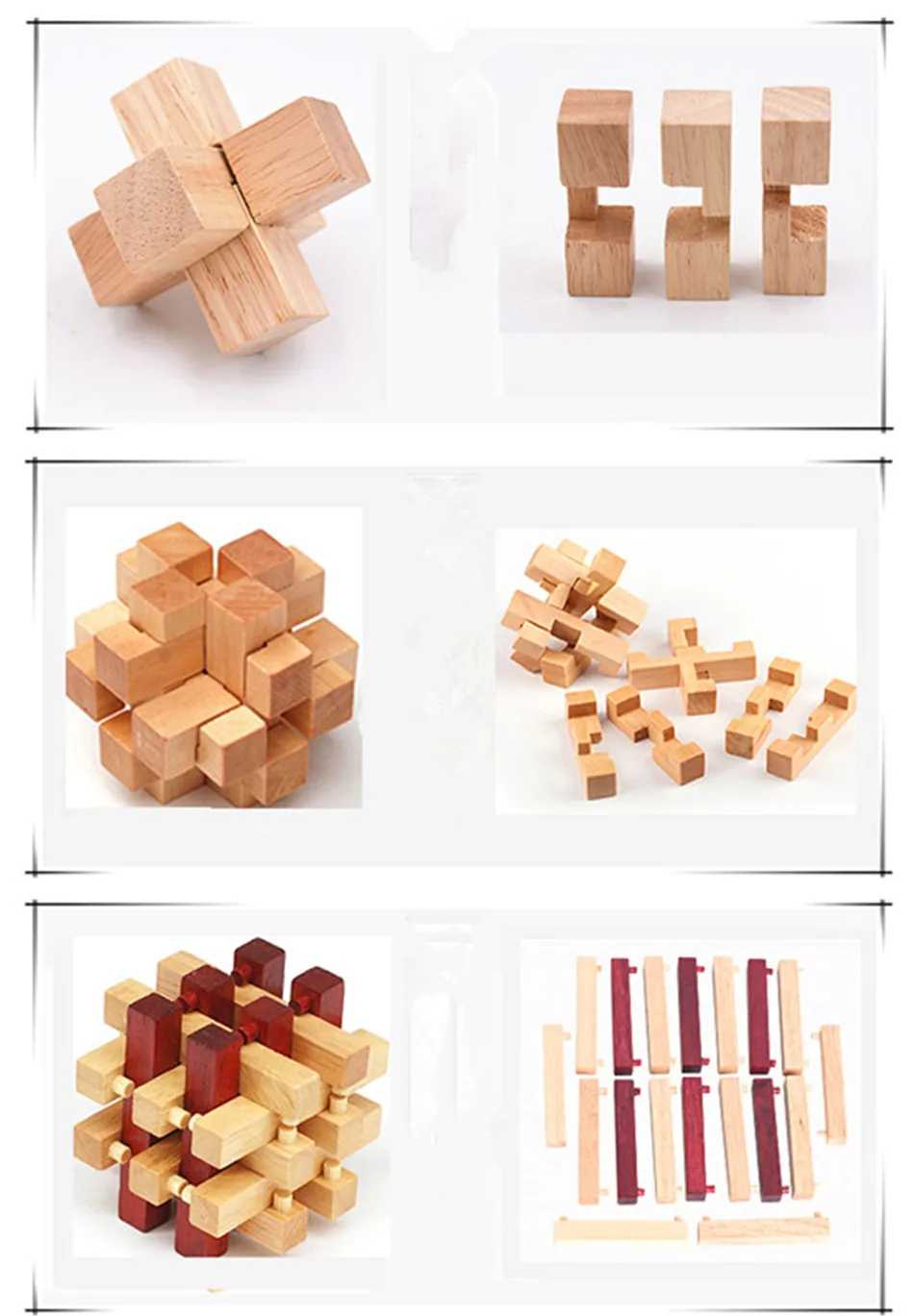 Wooden Kong Ming Lock Brain Teaser Puzzle Children Adults Educational Game Toy Diy 3d Assembling Stress Reliever Toys
Wooden Kong Ming Lock Brain Teaser Puzzle Children Adults Educational Game Toy Diy 3d Assembling Stress Reliever Toys