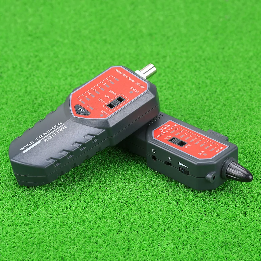 Wire Tracker Tester NF-268 Anti-jamming Network Cable Tester Tracer Errors locator RJ11 BNC RJ45 Cable Fiber Tester Tool
Wire Tracker Tester NF-268 Anti-jamming Network Cable Tester Tracer Errors locator RJ11 BNC RJ45 Cable Fiber Tester Tool