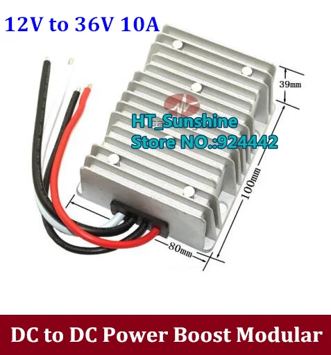 DC/DC преобразователь 12V повышающий до 36V 10A 360W блок питания повышающий модульный регулятор напряжения
DC/DC преобразователь 12V повышающий до 36V 10A 360W блок питания повышающий модульный регулятор напряжения
