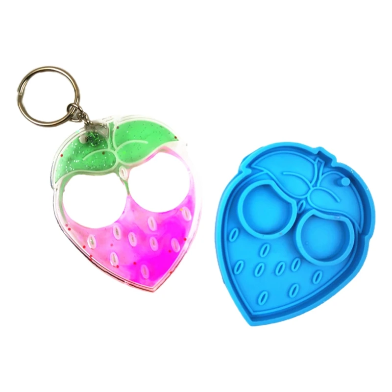 Fruits Strawberry Pineapple Keychain Epoxy Resin Mold Key Chain Pendants Silicone Mould DIY Crafts Jewelry Casting Tools X4YA
Fruits Strawberry Pineapple Keychain Epoxy Resin Mold Key Chain Pendants Silicone Mould DIY Crafts Jewelry Casting Tools X4YA