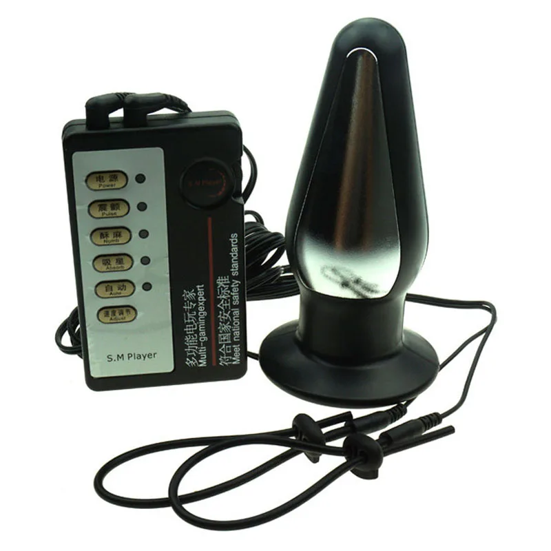 

Electro Shock Anal Plug Cock Rings Massage Medical Themed Sex Toys For Men Electric Stimulation Butt​ Plug Penis Ring Bdsm Cbt