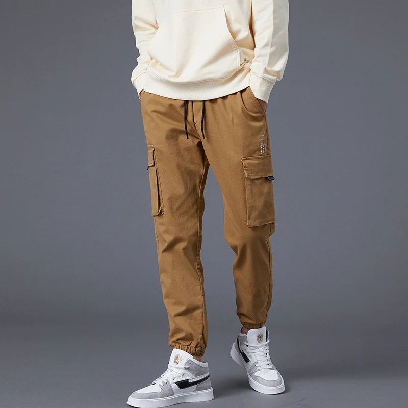 Dungarees Lounge Pants Elastic Necking Bondage Casual Men Cargo Trousers Male Multipocket Street Wear Fashion Autumn M-XXXL 
Dungarees Lounge Pants Elastic Necking Bondage Casual Men Cargo Trousers Male Multipocket Street Wear Fashion Autumn M-XXXL