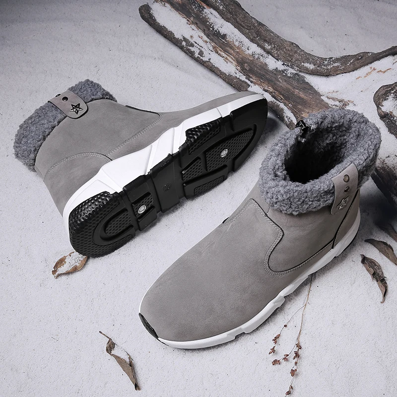 Men Winter Snow Boots Fur Plush Men High Tops Sneakers Men Comfortable Warm Cotton Shoes Wear-resistant Antislip Shoes
Men Winter Snow Boots Fur Plush Men High Tops Sneakers Men Comfortable Warm Cotton Shoes Wear-resistant Antislip Shoes
