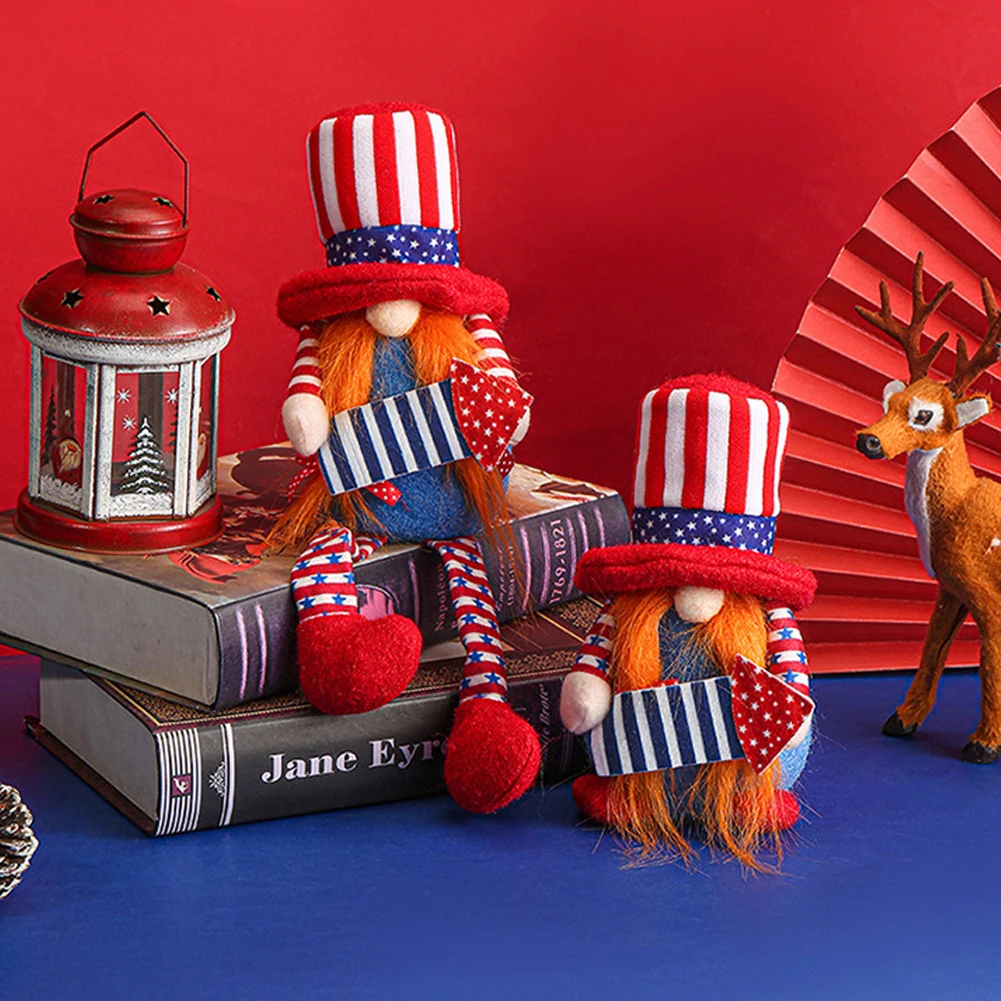 Patriotic Gnome Doll American Independence Day National Day Veterans Day Gnomes Table Home Office Decoration
Patriotic Gnome Doll American Independence Day National Day Veterans Day Gnomes Table Home Office Decoration