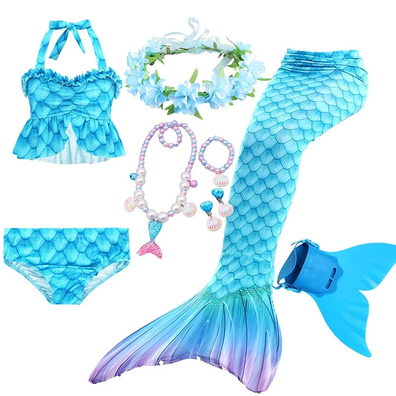 Girls Mermaid Tail Swimsuit With Monofin Bikini Princess Dress Kids Holiday Mermaid Costume Cosplay Swimsuit Birthday Party
Girls Mermaid Tail Swimsuit With Monofin Bikini Princess Dress Kids Holiday Mermaid Costume Cosplay Swimsuit Birthday Party