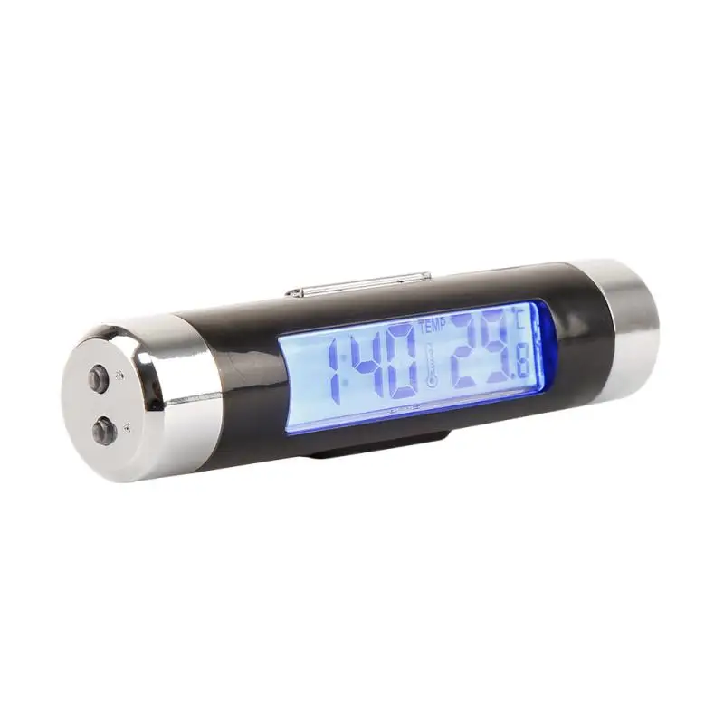 Digital Automotive Thermometer Car Clock Thermometer LCD Digital Electronic Car Clock Thermometer Outlet Clip Blue Backlight
Digital Automotive Thermometer Car Clock Thermometer LCD Digital Electronic Car Clock Thermometer Outlet Clip Blue Backlight
